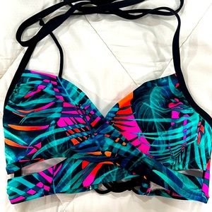 PINK bikini top - size L